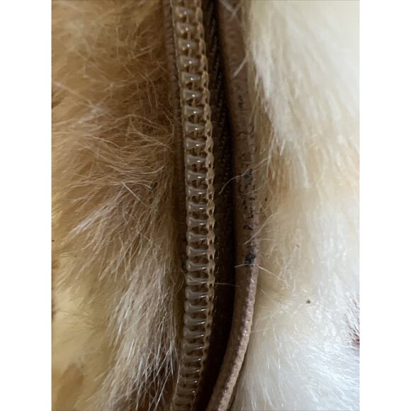 Donna Salyers Fabulous Furs Caramel Cream Color Fox Rabbit Faux Size XL READ - Picture 9 of 16